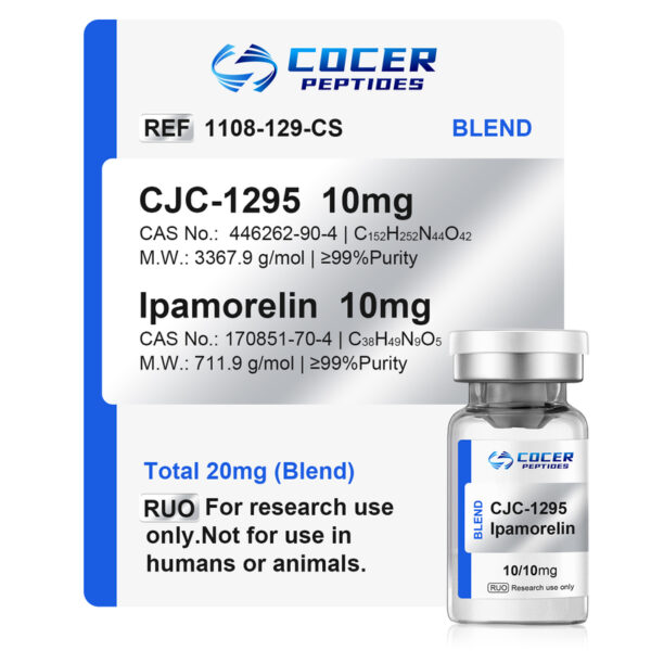 CJC1295,Ipamorelin 10/10 (Blend) 1kits（10Vials）