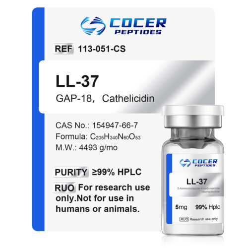LL37-5mg-800-800.jpg LL-37 5mg 1kits (10Vials)