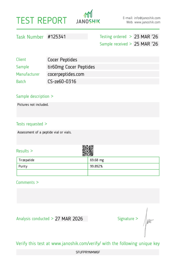 Tirzepatid 1kits（10Vials）